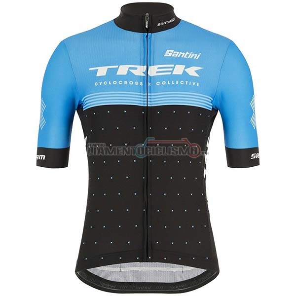 Abbigliamento Ciclismo Trek Nero Manica Corta 2020 Blu